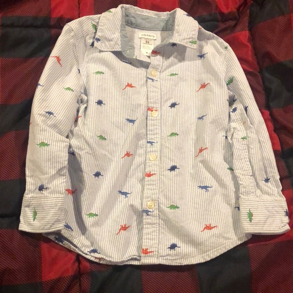 Carter's Other - Dinosaur collared shirt